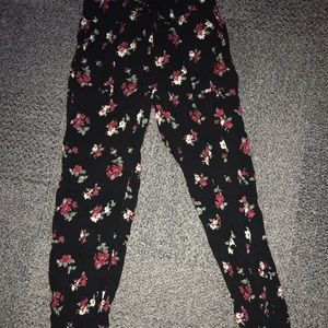 Floral Hollister joggers
